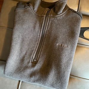 Men’s CK Calvin Klein gray zip up sweatshirt Small